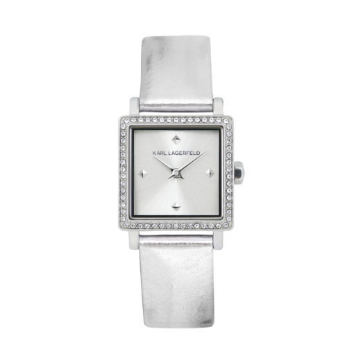 Karl Lagerfeld Pave Square Leather Strap 5513055